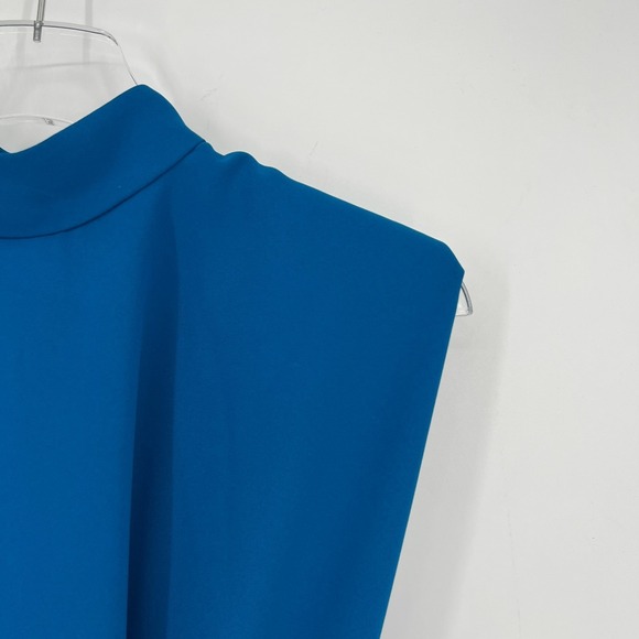 Amanda Uprichard Cleary Dress Womens XS Blue Cocktail Mini Vibrant - Picture 6 of 12